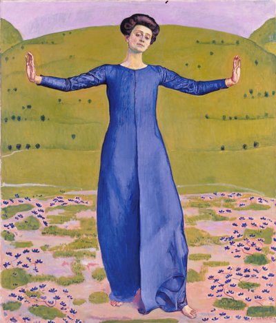 Piosenka z daleka, 1906 autorstwa Ferdinand Hodler