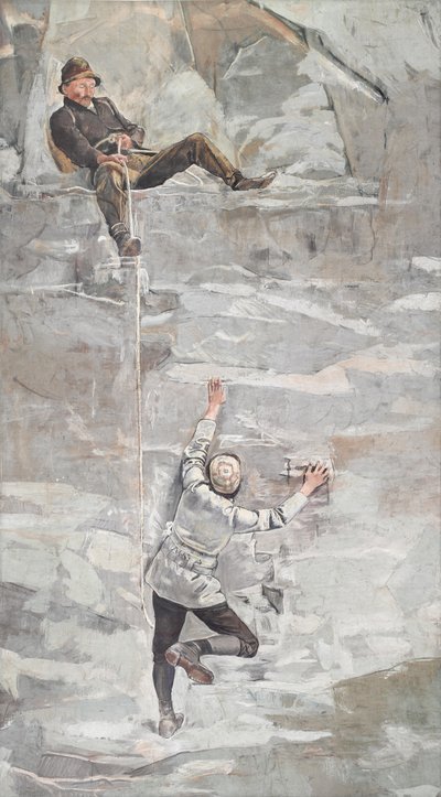 Wspinaczka, 1894. autorstwa Ferdinand Hodler