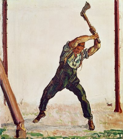 Leśnik, 1910 autorstwa Ferdinand Hodler