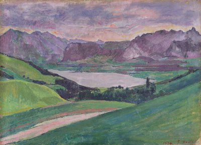 Jezioro Thunerse autorstwa Ferdinand Hodler