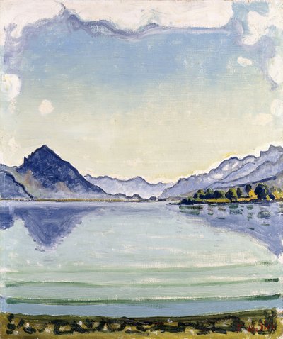 Jezioro Thunersee w Leissingen, 1909 autorstwa Ferdinand Hodler