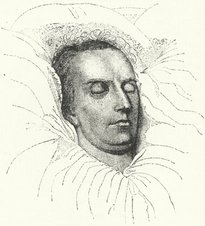 Niemiecki poeta i dramaturg Friedrich Schiller na łożu śmierci autorstwa Ferdinand Jagemann