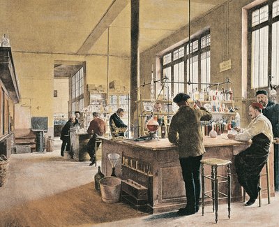 Francja, Paryż, Miejskie Laboratorium Chemiczne w Paryżu autorstwa Ferdinand Joseph Gueldry