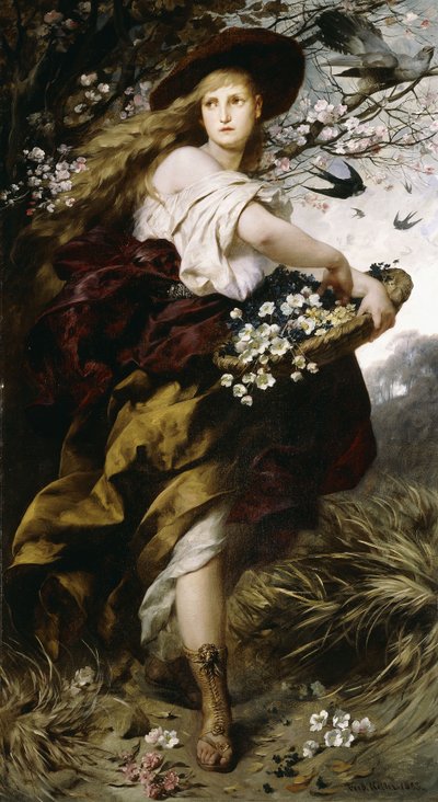Flora, 1883 autorstwa Ferdinand Keller