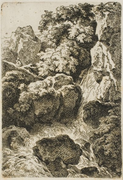 Wodospad (Kaskada) autorstwa Ferdinand Kobell