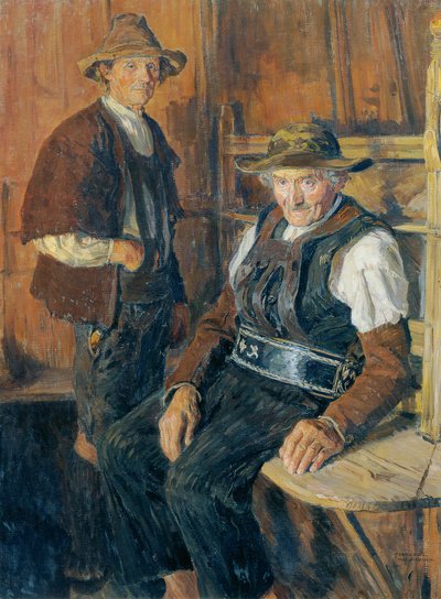 Rolnicy Sarentino autorstwa Ferdinand Kruis