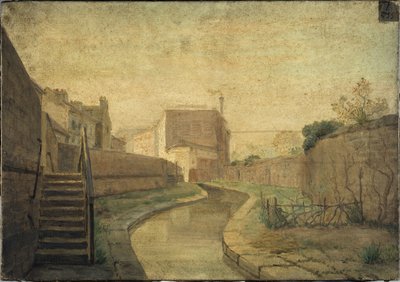 La Bièvre, rue Croulebarde autorstwa Ferdinand Laudigeois