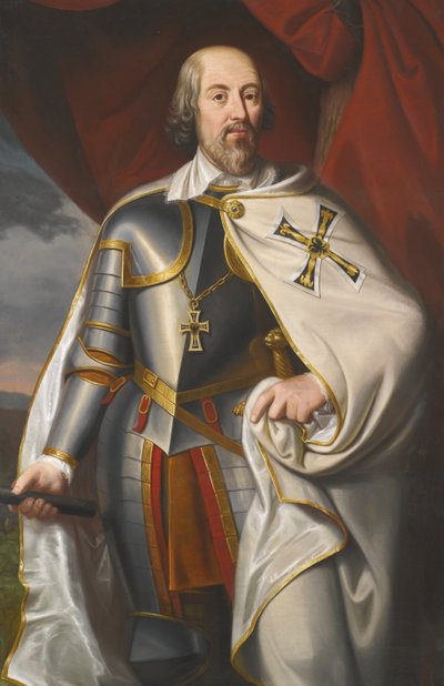 Portret Heinricha Walpota von Bassenheima, połowa XIX wieku autorstwa Ferdinand Müller