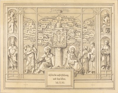 Dedykacja: Jestem Zmartwychwstaniem i Życiem autorstwa Ferdinand Olivier