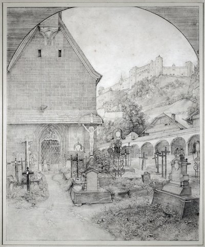 Cmentarz Świętego Piotra w Salzburgu, Austria ... autorstwa Ferdinand Olivier