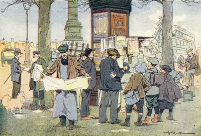 Kiosk ma gazety, w Imagier de l