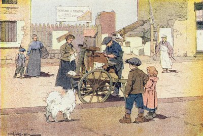 Shaker, w Obrazkowej książce z dzieciństwa, ok. 1900 r. (grawerunek) autorstwa Ferdinand Raffin