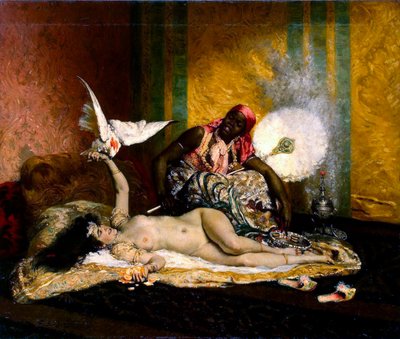 Odaliska”, lata 70. XIX wieku. autorstwa Ferdinand Roybet