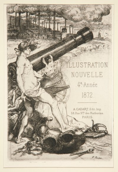 Strona tytułowa ilustracji Nouvelle autorstwa Ferdinand Roybet