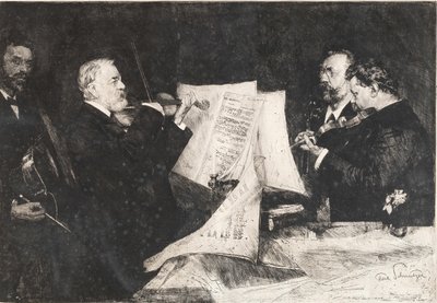 Kwartet Joachima, 1904. autorstwa Ferdinand Schmutzer