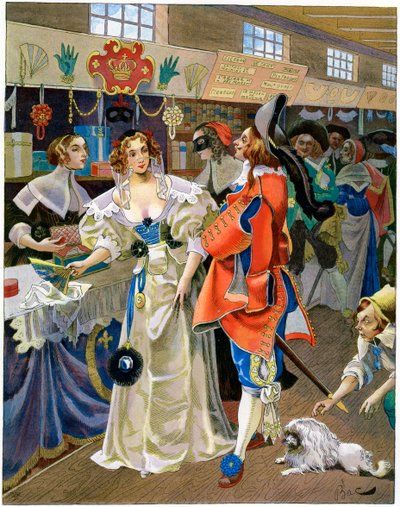 Les Galeries de Bois za Ludwika XIII, XVII w., ok. 1870-1950 autorstwa Ferdinand Sigismund Bac