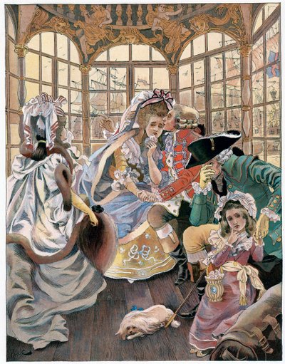 Emigracja w czasie rewolucji, XVIII w., ok. 1880-1950. autorstwa Ferdinand Sigismund Bac