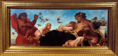 Rolnictwo Matka karmiąca piersią swoje dzieci. Obraz Eugene Delacroix (1798-1863) autorstwa Ferdinand Victor Eugene Delacroix
