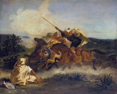 Arabska fantazja autorstwa Ferdinand Victor Eugene Delacroix