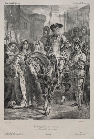 Duguesclin, 1829. autorstwa Ferdinand Victor Eugene Delacroix