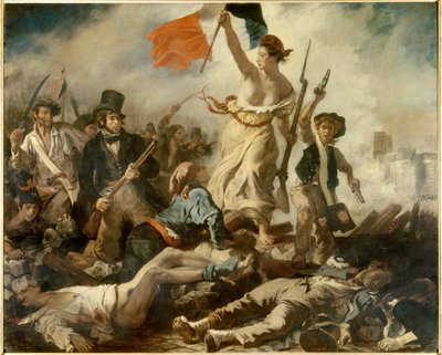 Wolność prowadząca naród, 28 lipca autorstwa Ferdinand Victor Eugene Delacroix