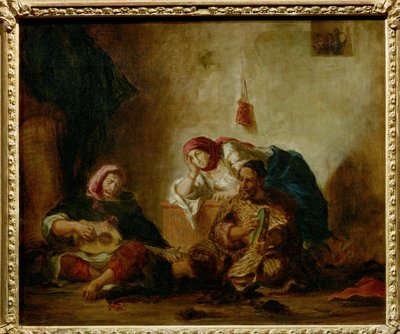 Musiciens juifs de Mogador - Żydowscy muzycy z Mogadoru ... autorstwa Ferdinand Victor Eugene Delacroix