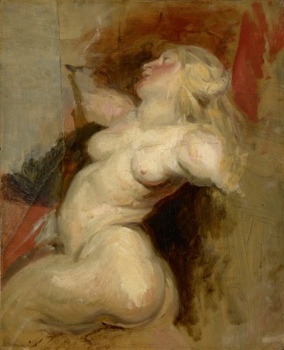 Nereid (kopia według Rubensa), ok.1822 autorstwa Ferdinand Victor Eugene Delacroix