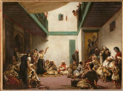 Żydowski ślub w Maroku ... autorstwa Ferdinand Victor Eugene Delacroix