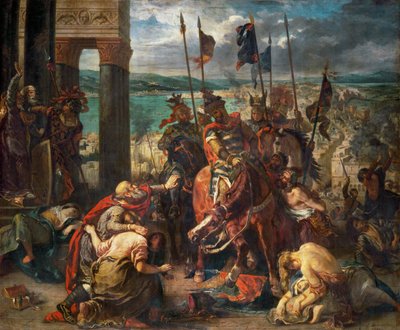 Zdobycie Konstantynopola przez krzyżowców - ... autorstwa Ferdinand Victor Eugene Delacroix