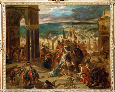 Zdobycie Konstantynopola przez krzyżowców ... autorstwa Ferdinand Victor Eugene Delacroix