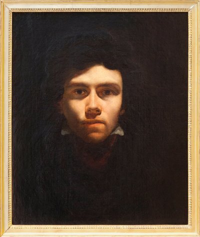 Autoportret domniemany autorstwa Eugene Delacroix (1798-1863), francuskiego malarza - Obraz przypisywany Delacroix - Fotografia, KIM Youngtae, Rouen, Musee des Beaux Art de Rouen autorstwa Ferdinand Victor Eugene Delacroix