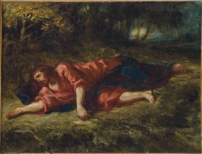 Agonia w ogrodzie, ok. 1849 autorstwa Ferdinand Victor Eugene Delacroix