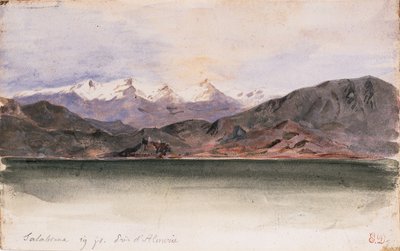 Wybrzeże Hiszpanii w Salabrena autorstwa Ferdinand Victor Eugene Delacroix