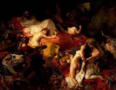 Śmierć Sardanapalusa autorstwa Ferdinand Victor Eugene Delacroix