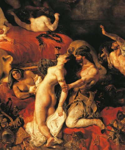 Śmierć Sardanapalusa autorstwa Ferdinand Victor Eugene Delacroix