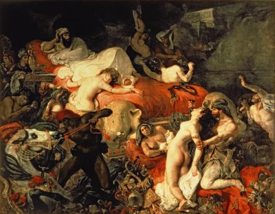 د سردانپالوس پولی مړینه autorstwa Ferdinand Victor Eugene Delacroix