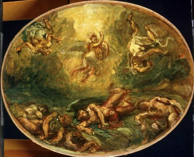 Triumf św autorstwa Ferdinand Victor Eugene Delacroix