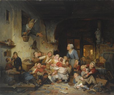 Szkoła Wiejska autorstwa Ferdinand de Braekeleer the Elder
