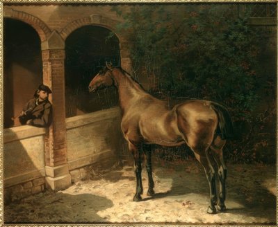 Koń i palacz autorstwa Louis Ferdinand von Rayski