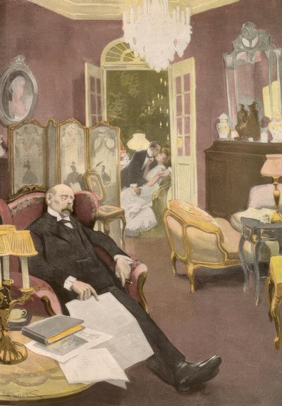 Ach, to był piękny sen: choinka, a na niej wisiały wszystkie kochanki mojej żony! autorstwa Ferdinand von Reznicek
