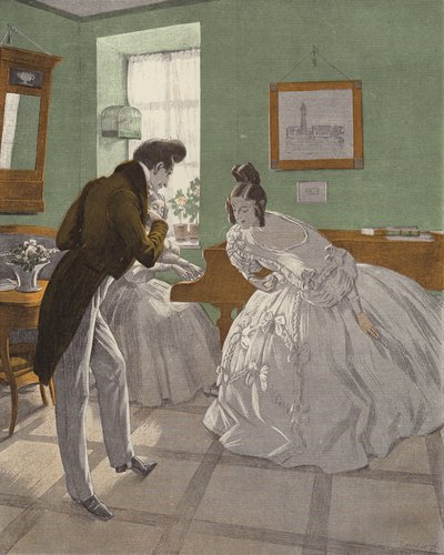 Zaproszenie do tańca autorstwa Ferdinand von Reznicek