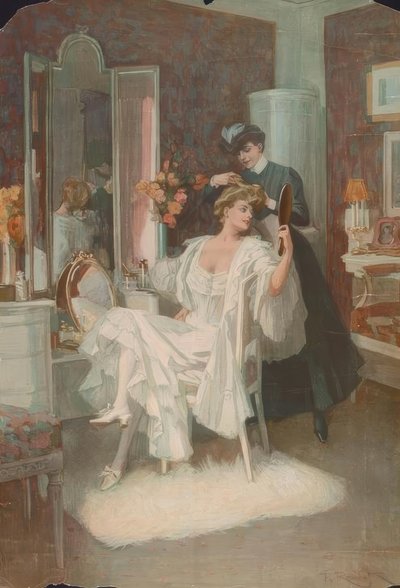 W toalecie autorstwa Ferdinand von Reznicek