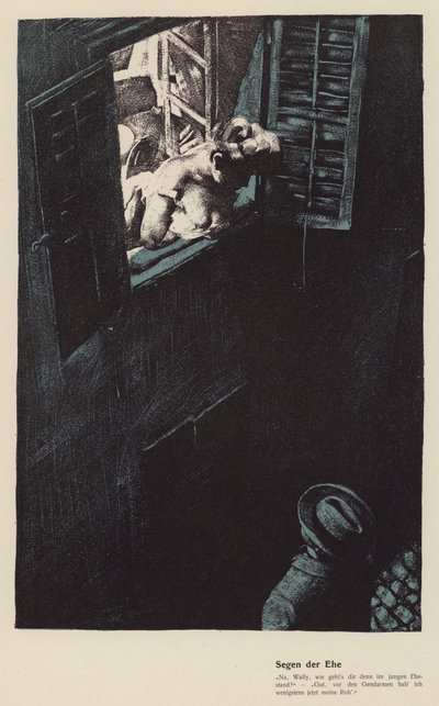 Błogosławieństwa małżeństwa (kolor lito) autorstwa Ferdinand von Reznicek