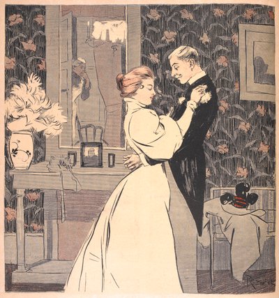 Abonament „Noc poślubna”. Para małżeńska. autorstwa Ferdinand von Reznicek