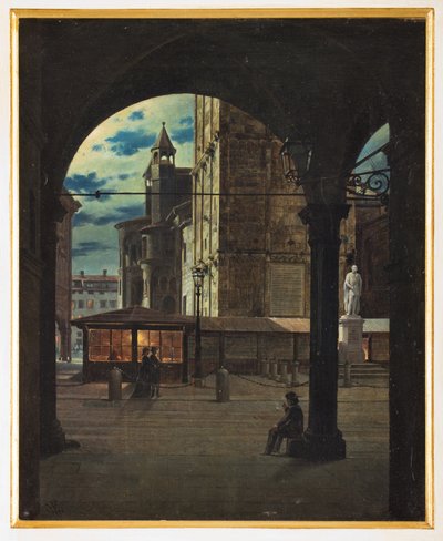 Nocny widok autorstwa Ferdinando Manzini