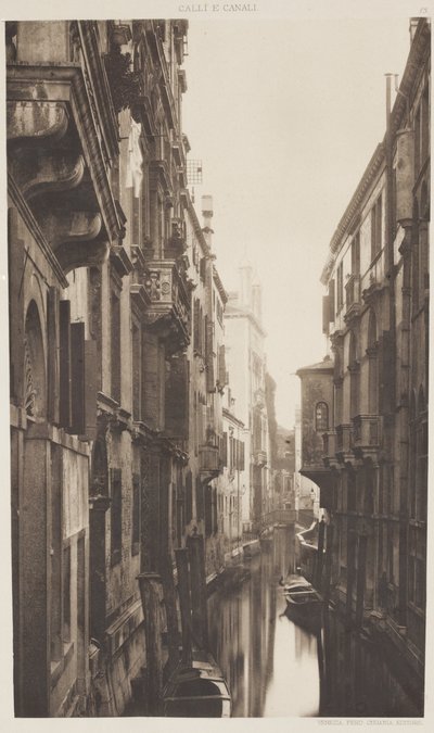 Kanał Albrizzi autorstwa Ferdinando Ongania