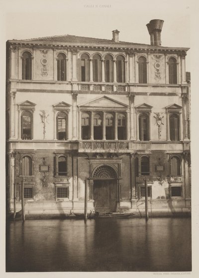 Pałac Contarini autorstwa Ferdinando Ongania