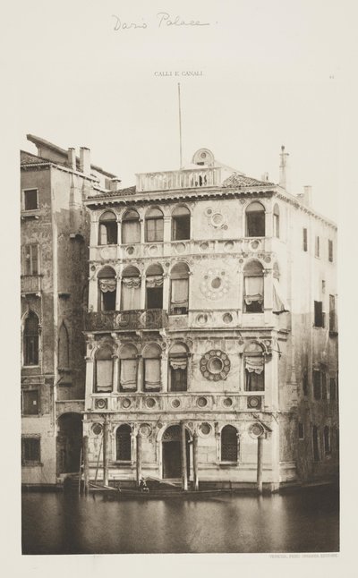Pałac Dario autorstwa Ferdinando Ongania