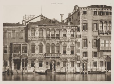 Pałac Grimani, Canal Grande, 1891 autorstwa Ferdinando Ongania