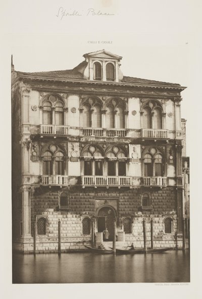 Pałac Spinellich autorstwa Ferdinando Ongania
